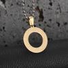 Arabic Ayatul Kursi Pendant Islamic Prayer Calligraphy Medal Necklace for Men Women Fashion Personalized Muslim Ramadan Gift