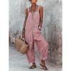 DICIFY Damenmode, lässig, einfarbig, bedruckt, Sommer, Frühling, ärmellos, Hosenträger, Overalls und Strampler