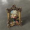 Ornate Picture Frame Tabletop Wall Hanging Ornament Antique Picture Frame for Photo Gallery Home Decor Wedding Bedroom Hallway