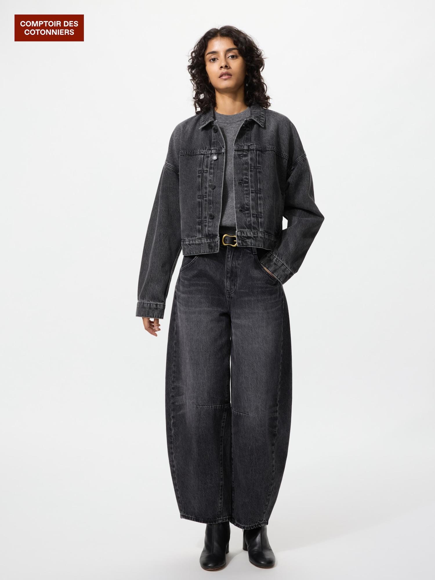 

Джинсы-бочки Uniqlo Japan 08 DARK GRAY/M