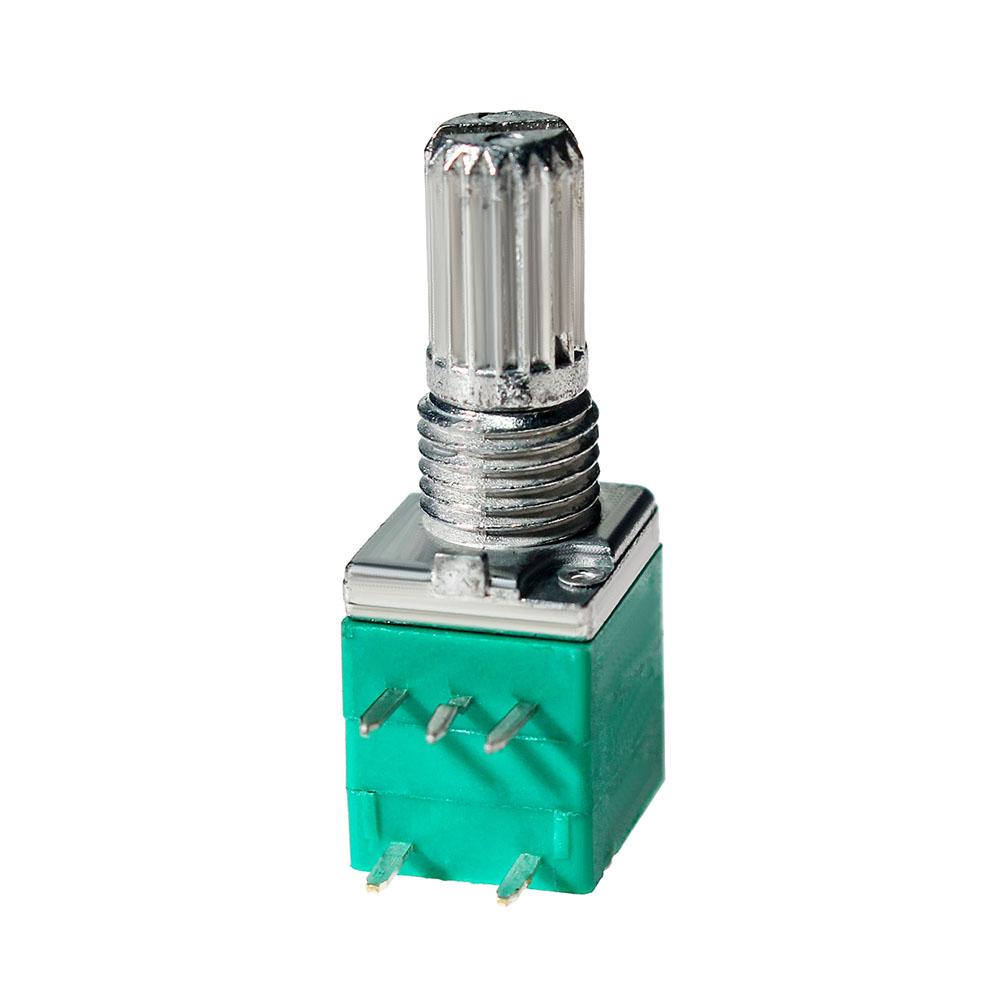 5PCS Volume Potentiometer RK097G 5Pin B5K 10K 20K 50K 100K Audio Shaft 15mm Amplifier Sealing Potentiometers Kit