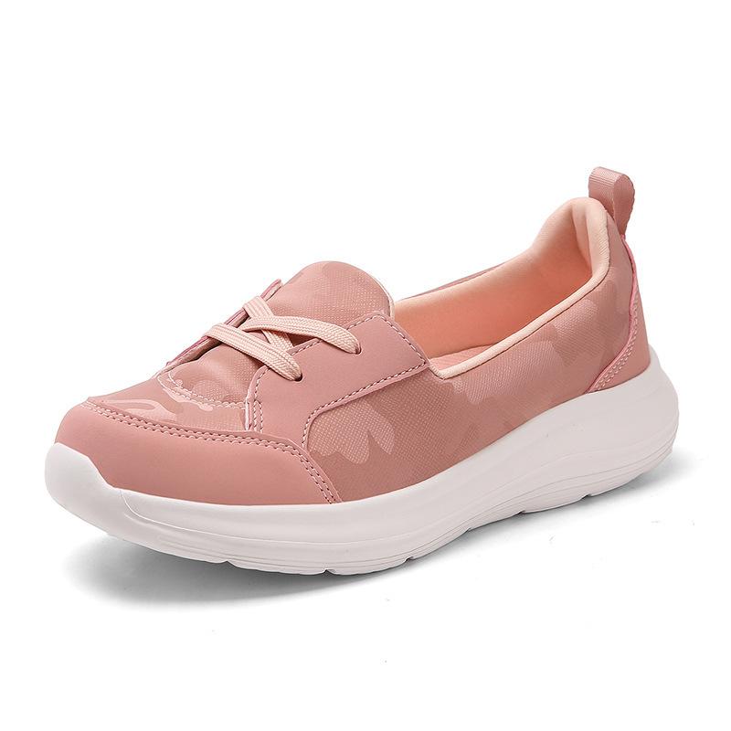 Large Size Lazy Women's Shoes Light Casual Flats Round Toe Lace Up Women's Singles Shoes Comfortable Breathable Flat Zapatos