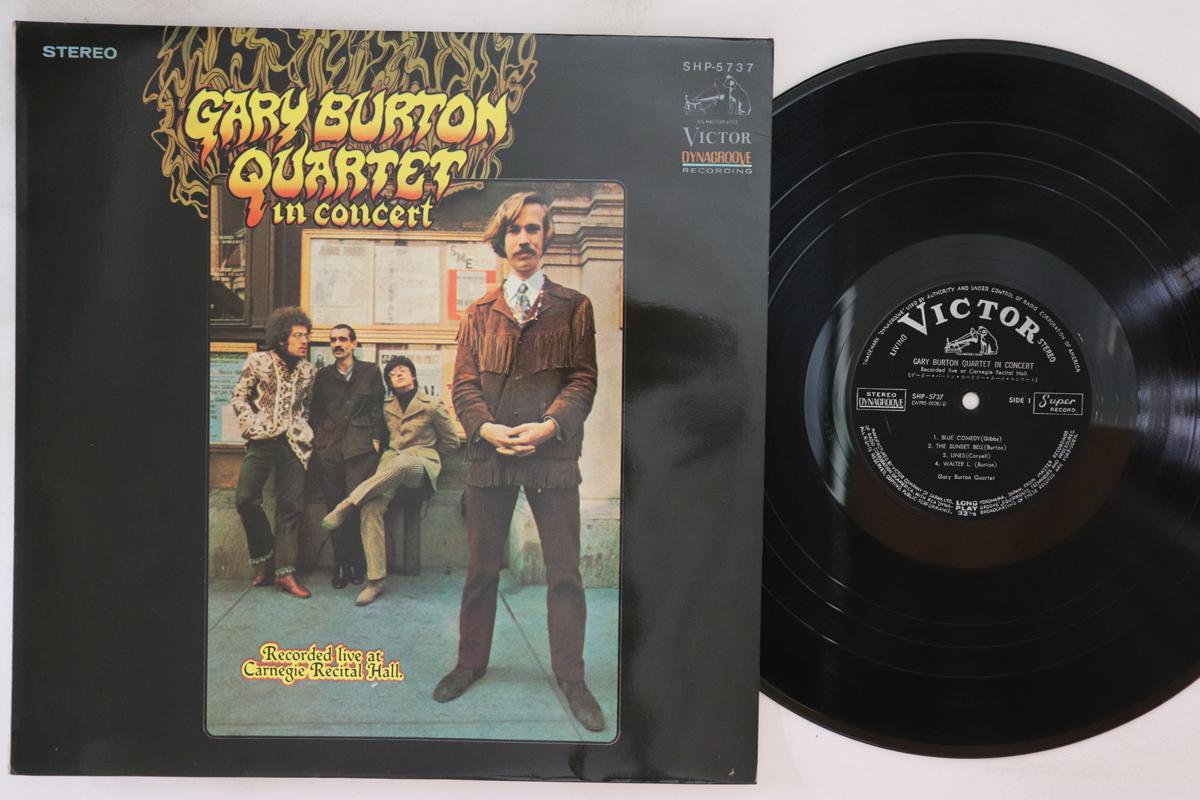 

LP Пластинка КВАРТЕТ ГАРИ БЕРТОНА - На концерте SHP5737 VICTOR 1968 Япония Джаз Б/У