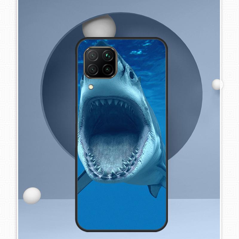 Ferocious Shark Animal For Huawei Nova 12i 12s 11i 8i Y91 Y60 Y70 Y72 Y90 Y61 9 10 SE P20 P40 Lite P30 P60 Pro Case