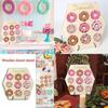 Elegant Wooden Donut Wall Display Stand For Wedding And Birthday Parties
