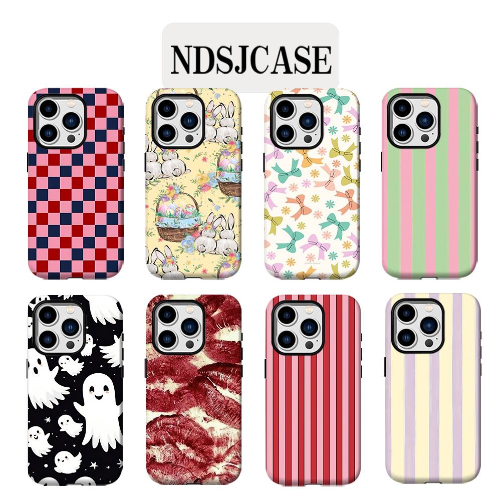Luxurious Charming Red Lips Phone Case for iPhone 17 16 15 14 13 12 11 Air Pro Max Plus Luxury Double-layer Back Cover