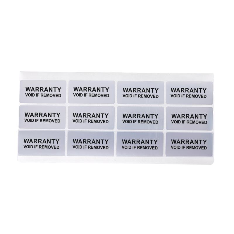 100Pcs Warranty Protection Sticker (40Mm*20Mm) Tamper Proof Void Label Stickers