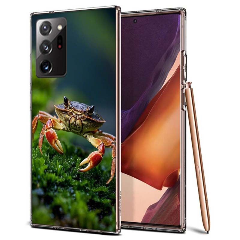 Unique Animal Crab Phone Case for Samsung A55 A35 A25 A15 A07 A05S A16 A17 A26 A36 A37 A56 A57 Galaxy Note 20 10 A50S A71 A51 A3