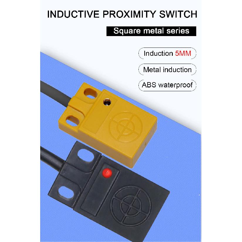 AUCHTEL TL-W5 Proximity Sensor Small Size 5mm DC 12V 24V 3 Wire Metal Approach Inductive Switch GKB-M0524 Automation NPN PNP PLC