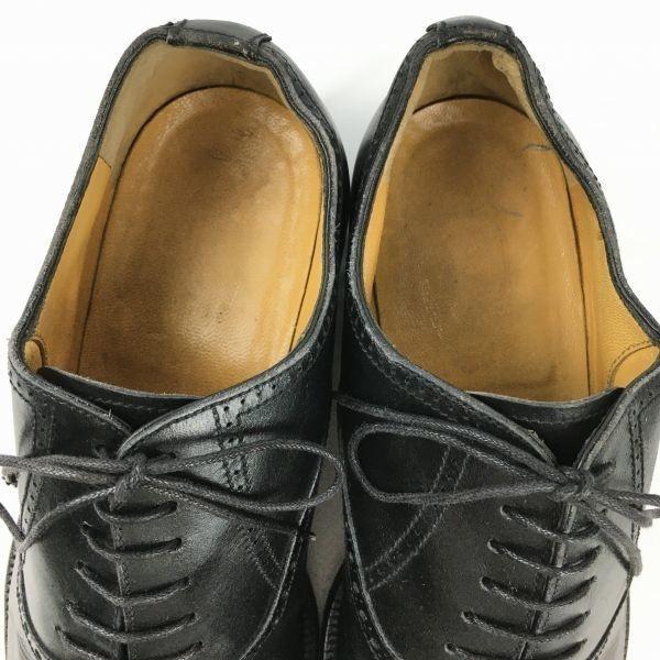 TOD'S Size 9 (27.028.0cm) Semi-Brogue Cap Toe Business Shoes Black Men's(USED)
