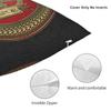 Custom Nordic Gold Roman Imperial Eagle Cushion Cover For Sofa Soft Spqr Medallion Edition Over Black Leather Pillow Case