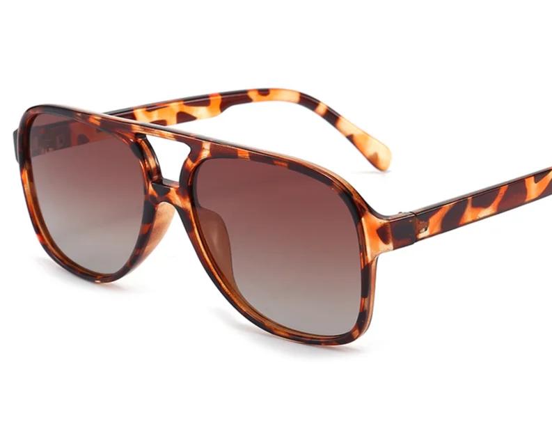 Classic Brand Polarized Sunglasses For Men Women Vintage Oval Frame Goggle Driving Night Vision Eyewear UV400