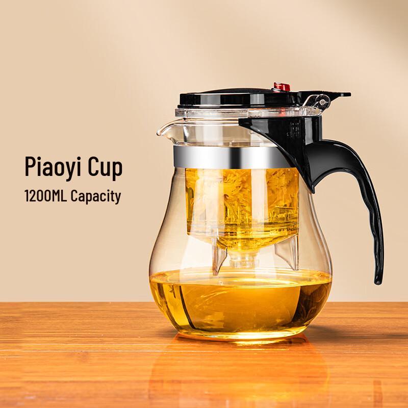 Yuzhou Explosion-Proof Glass Tea Maker with Detachable Handle