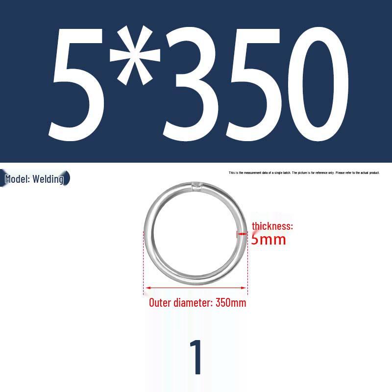 304 Stainless Steel Seamless O-Ring for Lifting and Hammock Yoga Connection