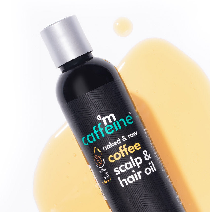 mCaffeine De-stress Hair Oiling Routine
