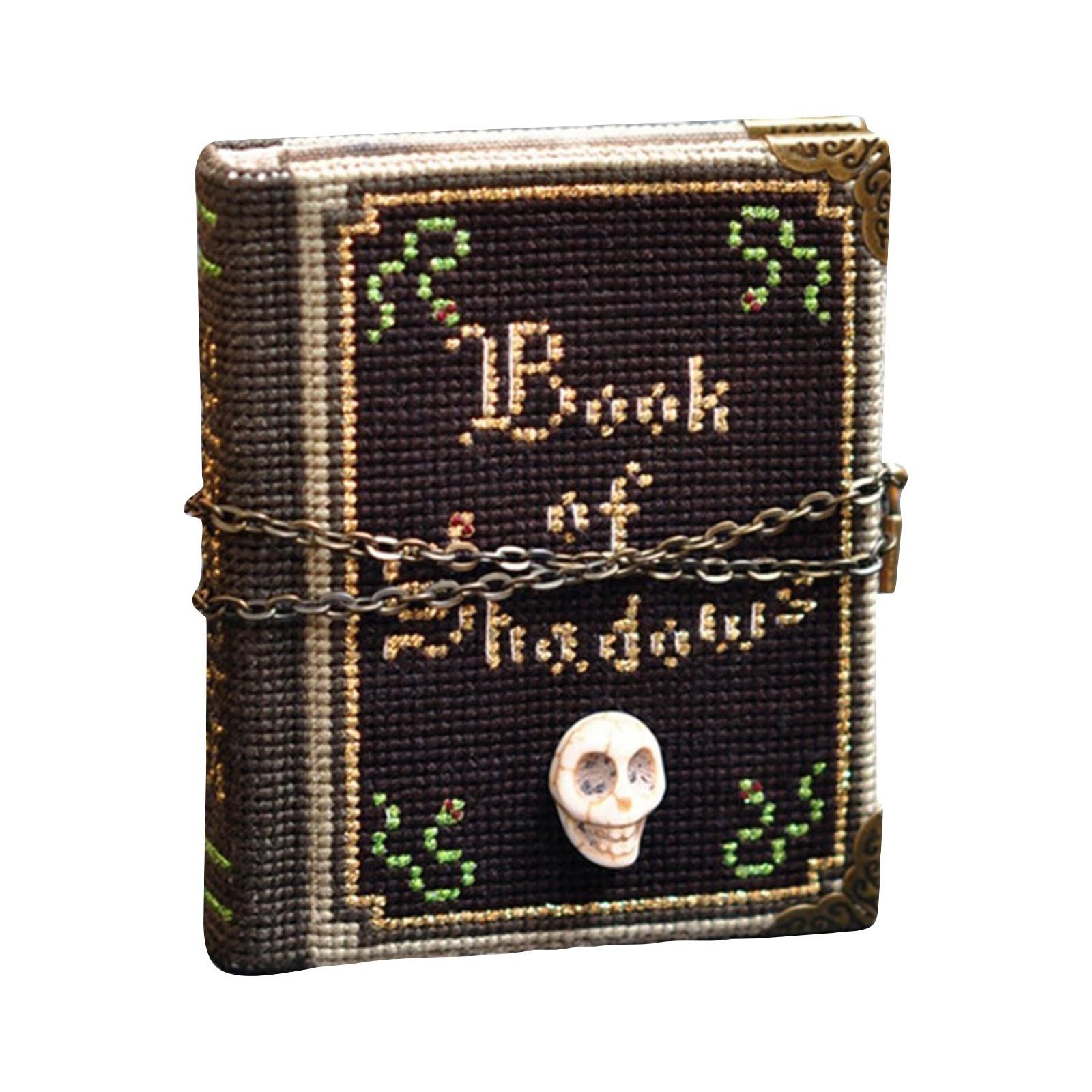 

Набор «Книга теней своими руками», Хэллоуин, Набор для вышивания иглой ручной работы, Схемы для вышивания для начинающих и любителей вышивки One Size