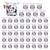 Clear Plastic Snack Pouches for Retail 48 Pcs Halloween Candy Bags, Kids Trick or Treat Goodie Cute Rabbit Portable Bags School Events Ear Small Gift