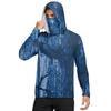 Men's Shirt With Mask Lightweight Long Sleeve Hooded Hiking Fishing Performance