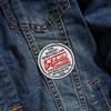 2025 Men's Retro Korean Style Denim Jacket: Printed Spring/Autumn Trendy Coat