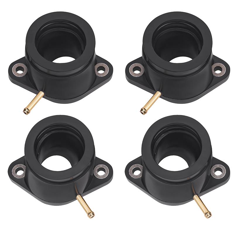 4Pcs Motorcycle Carburetor Interface Intake Outlet Manifold For Yamaha XJR1200 XJR1300 XJR1200SP XJR1300SP FJR1300 4KG-13586-00