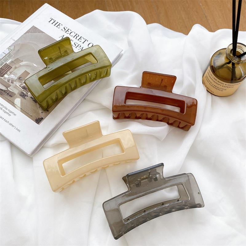 Quality High Jelly Hair Claw Clip For Women In Vibrant Colors Ideal For Casual And Formal Looks