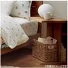 Nitori Musca Water Hyacinth Basket 8161066, Natural, Quarter Size