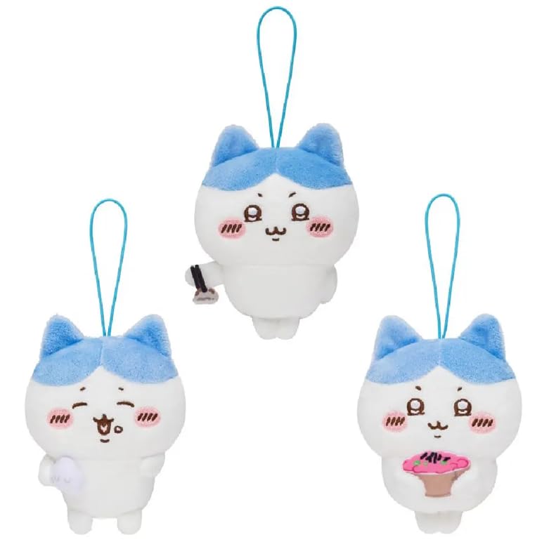 

Chii-Kawaii Hachiware-Darake Mascot Plush Toy (Set of 3) Approx. 9cm