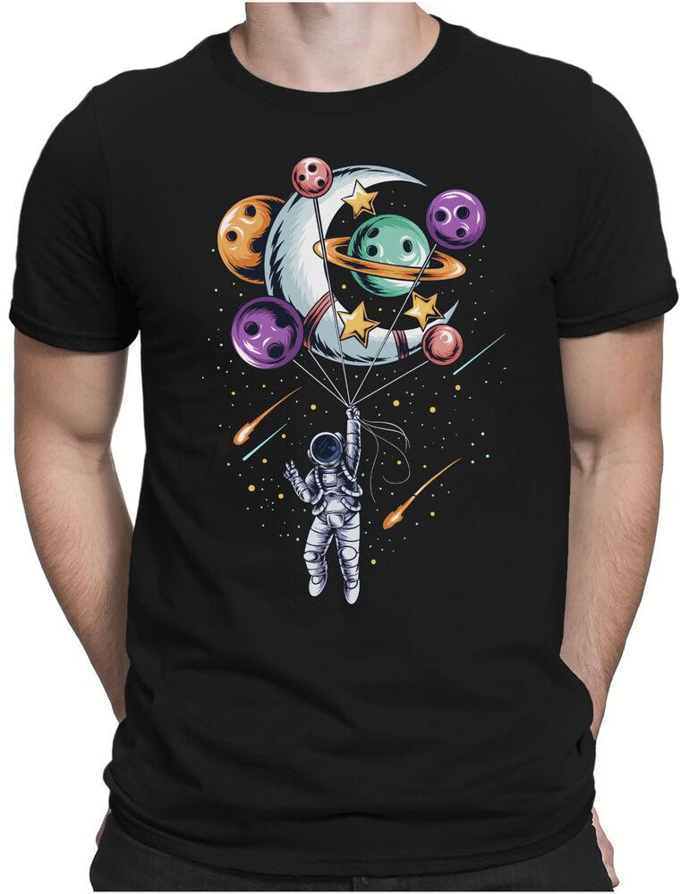 

Футболка унисекс с воздушным шаром астронавта NASA Galaxy Kosmos Balloon