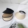UV protection sports hat basic solid round sun cap