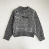 Girls' clothing autumn and winter new pullover top girls trendy heavy industry sequined letter embroidered sweater