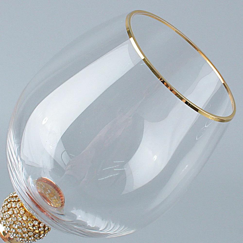 2 STK Vinglass Krystall Kreativ Champagne Rødvinsglass Phnom Beger Gaver til Bryllupsfest Valentinsdag Hjemmedekor