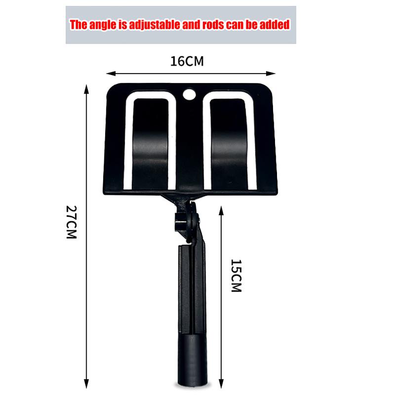 Sprayer Paint Baffle Clamp Holder Set Adjustable for Multiple Angles in Convenient Use only holder