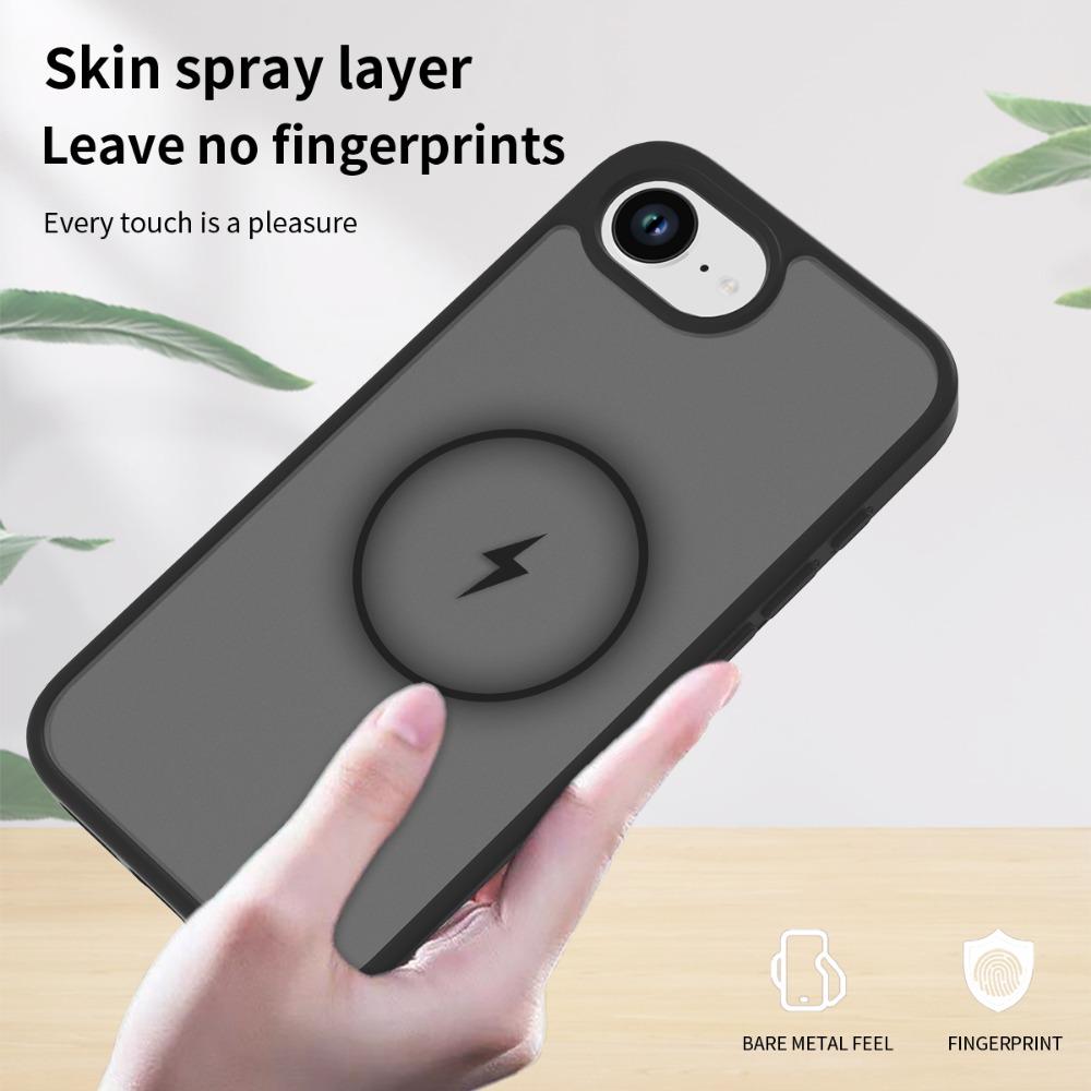 Ultra-Thin MagSafe Compatible Case for iPhone 16e 16 Pro Max XR 11 13 14 12 Pro - TPU/PC Silky Smooth Touch Wireless Charging Shockproof Cover