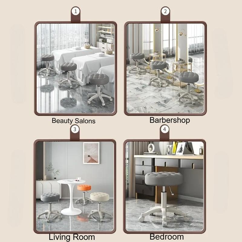 Lift Rotating Chair Beauty Salon Barbershop Lift Stool  Chair Nail MakeupChair Bar Stool,Rotating Chair in Living Room