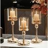 Retro Scented Candle Centerpiece: Romantic Candlelight Dinner Ornament & Candlestick Holder