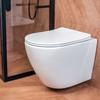 Interno soft-close toilet seat white