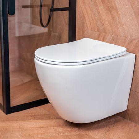 Interno soft-close toilet seat white