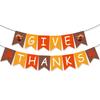 Thanksgiving Party Decoration Banner Harvest Festival Arrangement Turkey Pumpkin Maple Leaf La Flower