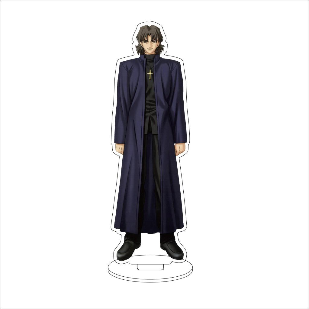 

16CM Anime Fate stay night Cosplay Acrylic Stand Ornaments Tamamo no Mae/Shirou Emiya Figure Stand Halloween Gifts 16CM
