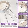 Stainless Steel Double-Headed Medicine Spoon - Perfect for Accurate Dosage Measurement