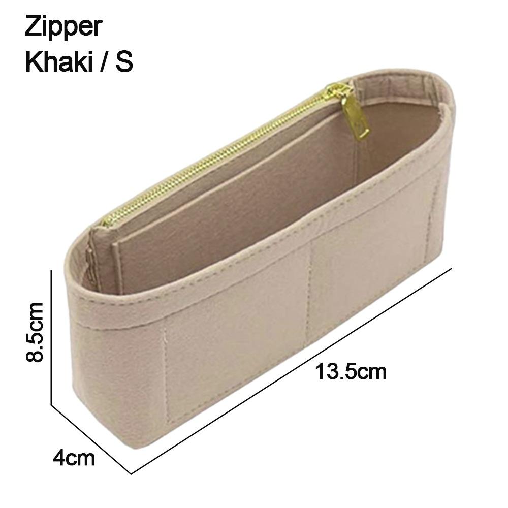 Portable Felt Handbag Insert Bag Black Khaki Storage Organization Internal Bag Purse Liner For Marmont
