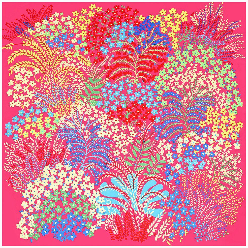 

130СМ Шелковый Шарф Женский Большие Шали Красочный Принт Цветов Столы Квадратная Бандана Большой Платок Шарф Женские Фуляры Хиджаб 130x130cm