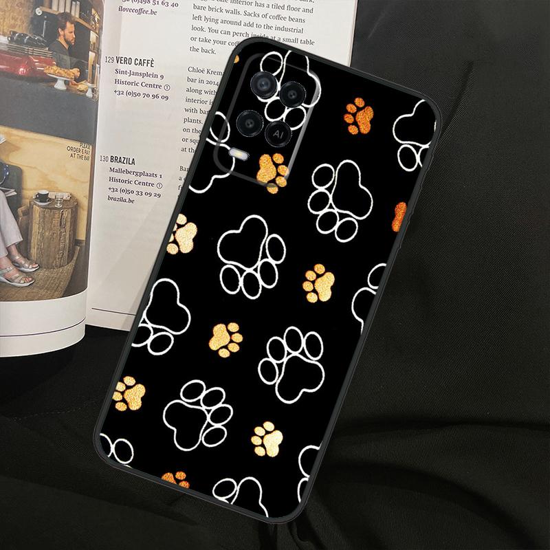 Dog Friends Cat Pet Paws For Oppo A80 A60 A40 A94 A54 A98 A78 A18 A38 A58 A16 A76 A96 A17 A77 A74 A57S A15 Phone Case