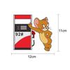 Tom and Jerry Car Cute Car Sticker Car Decoration PVC Waterproof Stylish and Funny for C (2-Piece) Stickers, Set, Stickers, Decals, Students, 2-Piece