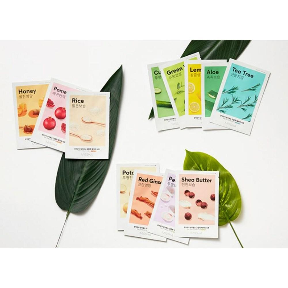 MISSHA Airy Haft-Tuchmaske Sheabutter, 1er Pack, 20 Stück