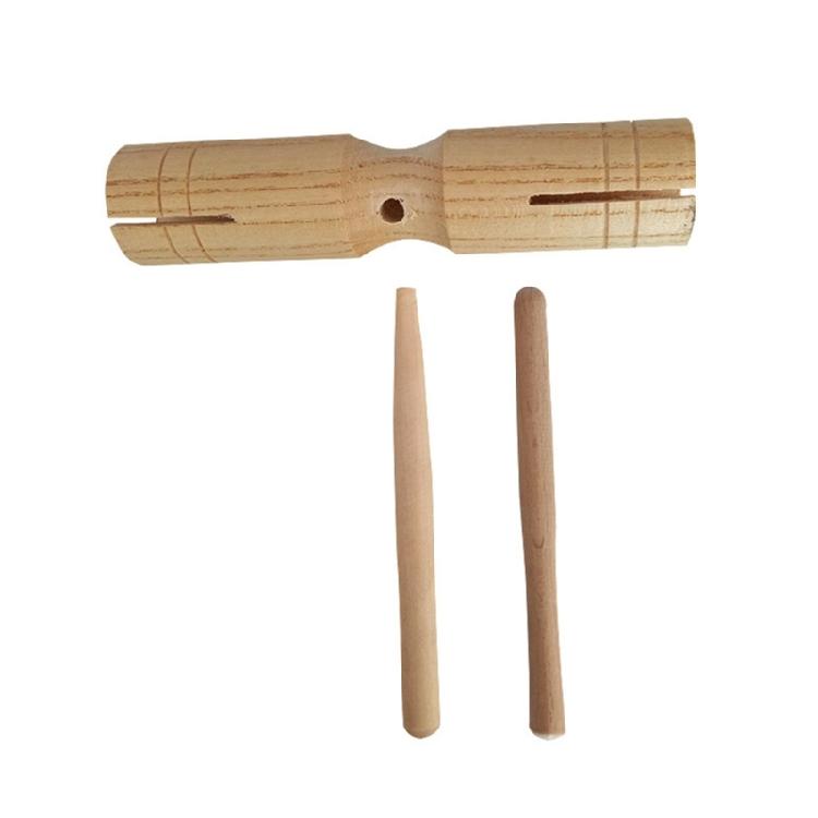Wood Percussion Blocks Professional Block Handheld Wood Blocks Orff Instruments