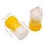 1Pcs Bee Queen Marking Bottle Bee Mark Cage Plastic One Handed Marking Catcher with Plunger Plush Garden Beekeeping Supplies