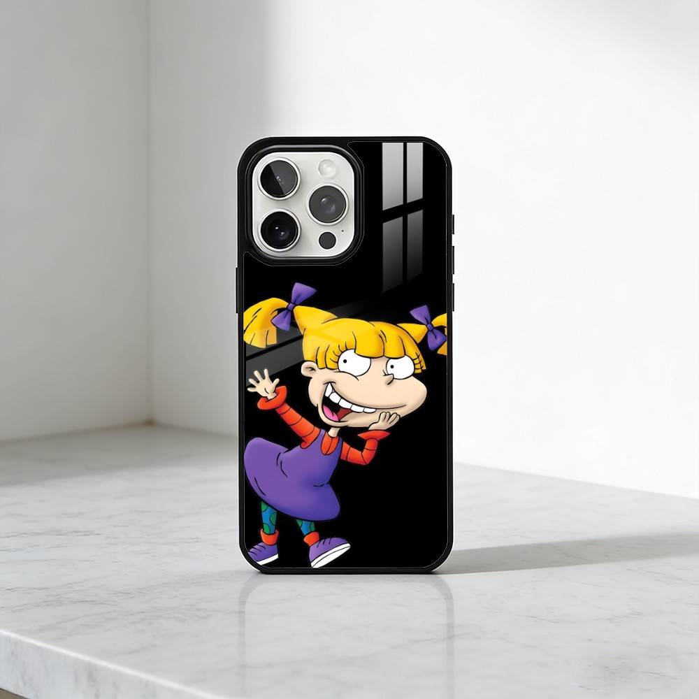 

Rugrat Chuckie Angelica Phone Case For iPhone17,16,15,14,13 Plus,Pro Max Magnetic For Magsafe Wireless Charging iPhone14PROMAX