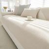 Japanese Imitation Cotton and Linen Sofa Cover Pad 2025 New Four-season Universal Sofa Seat Cushion Breathable Non-slip Sofa Cover Cloth