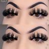 Russian 25MM Fluffy Lashes D Curl Mink Lashes Long Thick Natural False Eyelashes Wholesale Lashes Vendors Makeup Mink Eyelashes